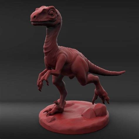 Raptor With Base D Print Model By Zeligen