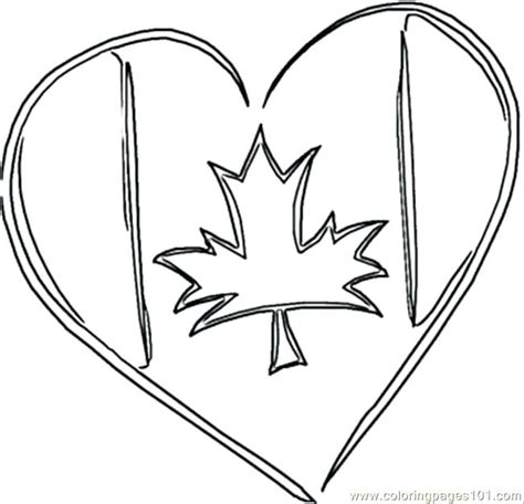 Canada Flag Colouring Page at GetColorings.com | Free printable ...