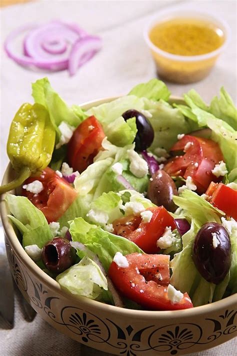 How To Make The Best Copycat For Panera Breads Greek Salad Recipe