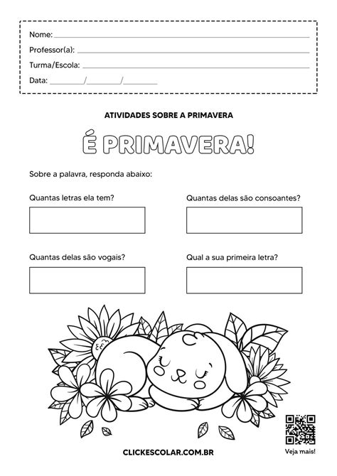 Projeto Primavera Na Educação Infantil 3