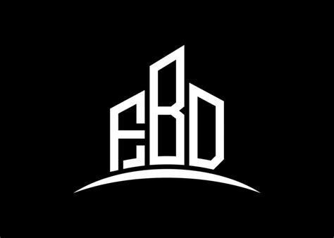 premium vector letter fbd building vector monogram logo design