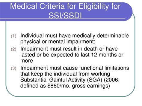 PPT - Accessing Public Benefits: SSI and SSDI PowerPoint Presentation, free download - ID:143668