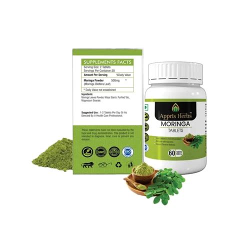 Moringa Tablets Pack Of Apprisherbs