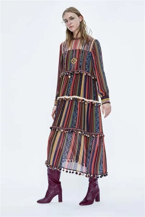 Zara Tiene El Vestido M S Boho De La Temporada Y Este Tambi N Lo Vas