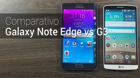 Comparativo Galaxy Note Edge Vs G3 Tudocelular YouTube