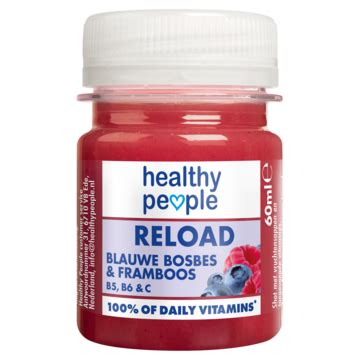 Healthy People Reload Blauwe Bosbes Framboos Ml Bestellen