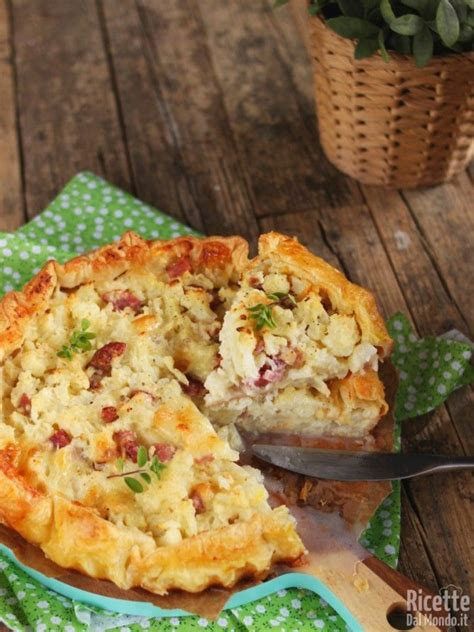 Torta Salata Di Cavolfiore Ricetta Ricette Ricette Di Cucina Cibo