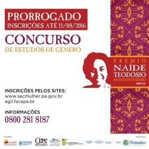 Prorrogadas inscrições do Prêmio Naíde Teodósio FACEPE