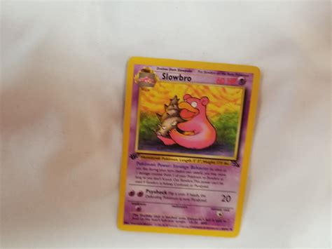 1st Edition Slowbro Fossil Set Pokemon EBay