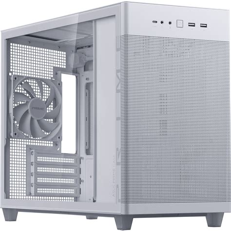 ASUS Prime AP201 Micro ATX Case AP201 WHT TG B H Photo Video