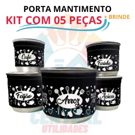 Jogo De Mantimento Decorado Pe As Preto Shopee Brasil