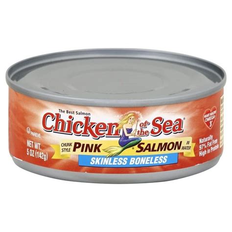 Chicken Of The Sea Skinless Boneless Pink Salmon 5 Oz From Stater