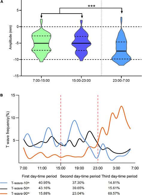 Frontiers Twenty Four Hour Variability Of Inverted T Waves In