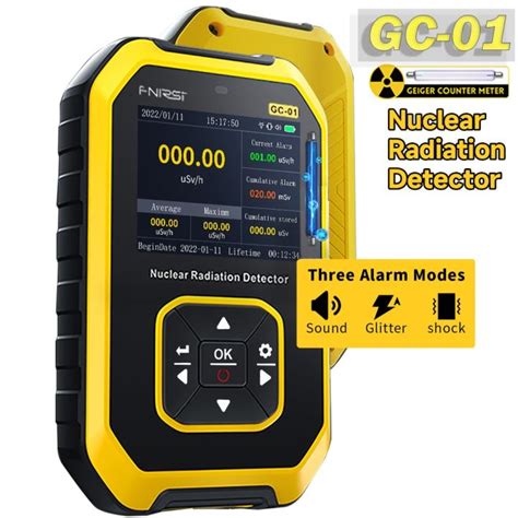 Fnirsi Gc 01 Geiger Counter Nuclear Radiation Detector X Ray γ Ray β Ray Radioactivity Detector