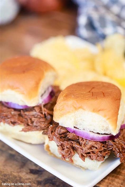 This Slow Cooker Bbq Beef Sandwich Recipe Is Perfect For A Busy