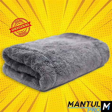 Double Sided Twisted Loop Microfiber Drying Towel 1200 GSM Shopee