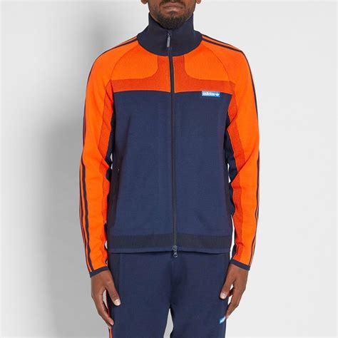 Adidas Knitted Tracksuit Bold Orange End Uk