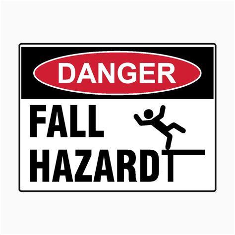 Fall Hazard Sign Get Signs