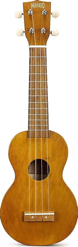 Mahalo Mk Tbr Kahiko Soprano Ukulele Trans Brown Reverb