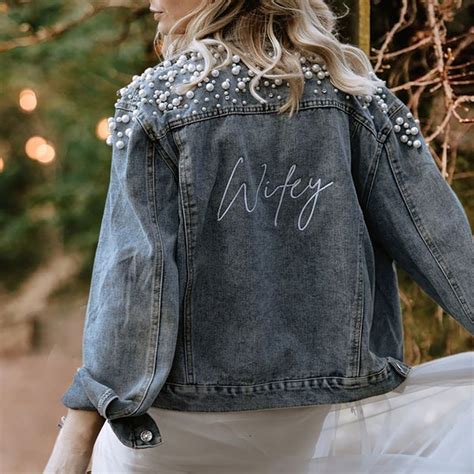 Bride Jean Jacket Etsy