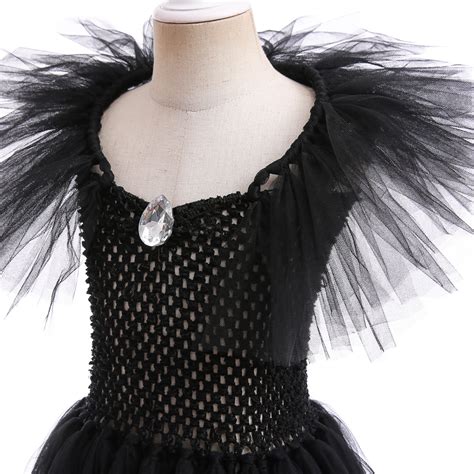 D Guisement Mal Fique En Tulle Noir Pour Filles Petites Pirates