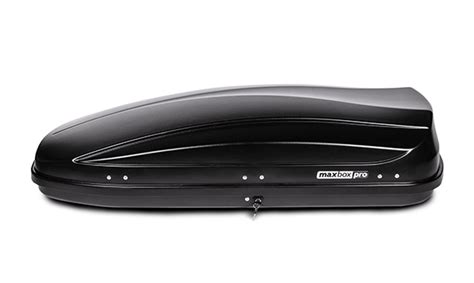 Купить бокс на крышу MaxBox PRO 460 (чёрный матовый), Черный матовый в ...
