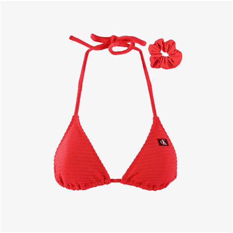 Calvin Klein Monogram Rib Kad N K Rm Z Bikini St Kadin Mayo Bikini