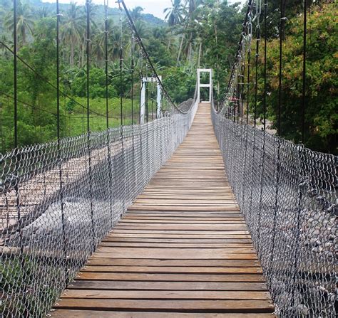 Dpwh Builds Hanging Footbridge For A Secluded Barangay In Davao