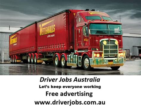 MC DRIVER MELBOURNE Driver Jobs Australia