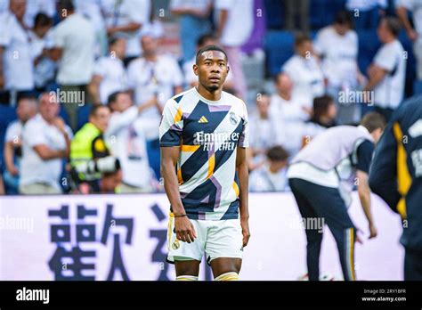 David Alaba Real Madrid Warm Up Before The Football Match Of Spanish