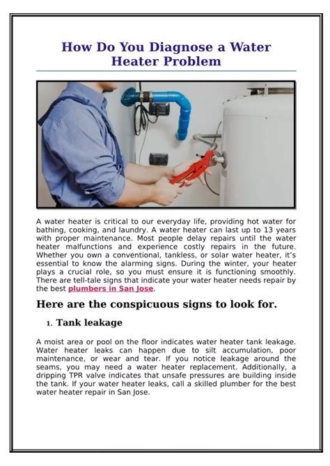 Ppt How Do You Diagnose A Water Heater Problem Powerpoint