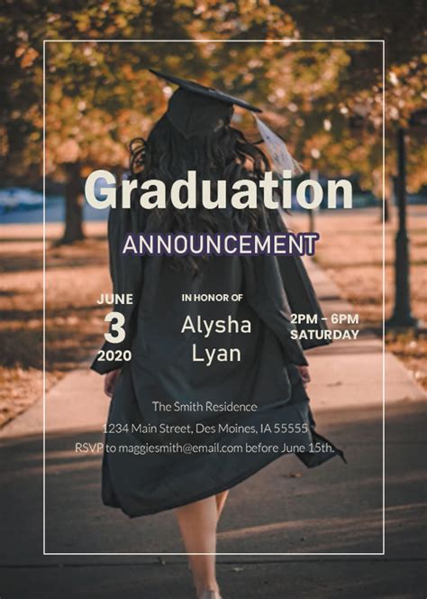 10+ Graduation Announcement template free psd | Template Business PSD ...