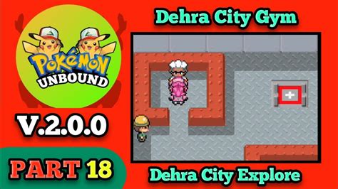 Exploring Dehara City Challenged The Gym Pokemon Unbound Gameplay