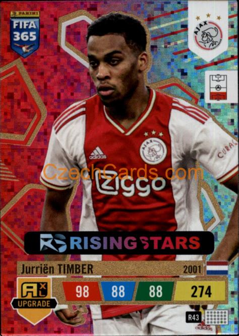 FOOTBALL SOCCER Jurrién Timber 2023 FIFA 365 Adrenalyn Rising Stars