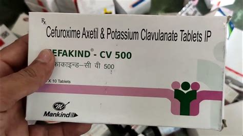 Cefakind Cv 500 Tablet Benefits Uses In Hindi Cefuroxime Axetil