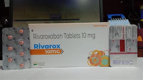 Rivarox Rivaroxaban Tablet At Rs 260stripe Cardiac Medicine In