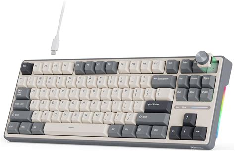 Amazon Rk Royal Kludge Teclado Mec Nico R Con Cable Con Perilla