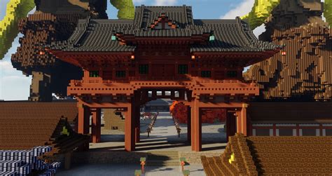 Japanese Style Shrine Minecraft Map