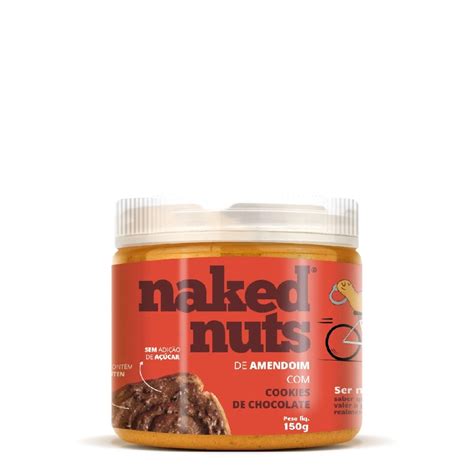 Pasta De Amendoim C Cookies De Chocolate 150g Naked Nuts Gaby Congelados