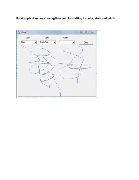 Line Drawing Application (Line Formatting) | PDF