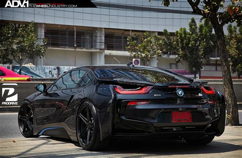 Blacked Out BMW I8 On ADV 1 Wheels