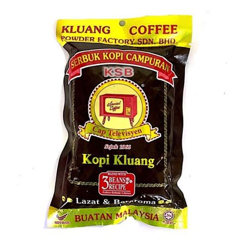 110gKluang Coffee Serbuk Kopi Campuran Lazada