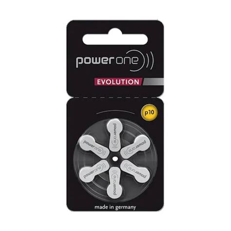 PowerOne EVOLUTION P10 10 PR70 Gehoorapparaat Batterijen Made In