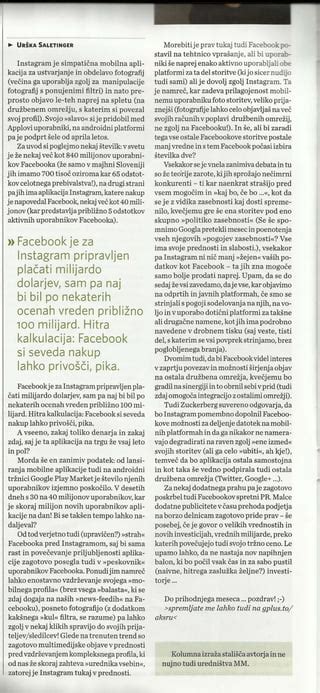 Je Instagram Vreden Milijarde Dolarjev Marketing Magazin Maj2012 St