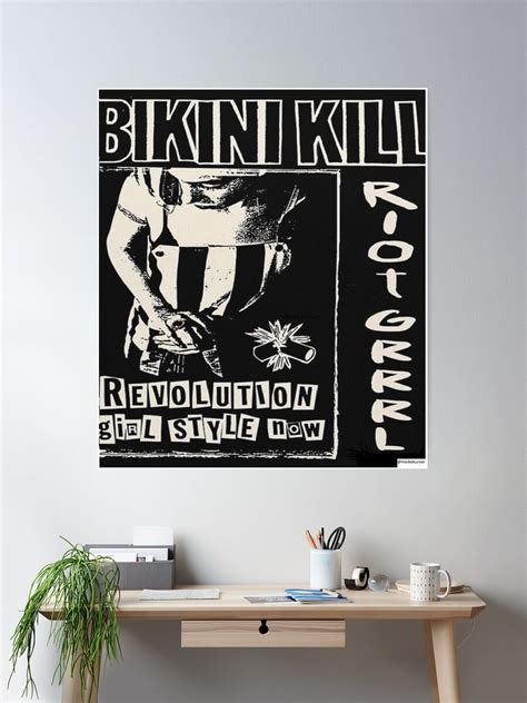 Bikini Kill Riot Grrrl Poster Poster Wall Art Modern Wall Decor For Living Room Bedroom X