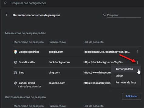 Como mudar mecanismo de busca padrão do Chrome pelo PC ou celular