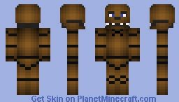 Freddy Fazbear Minecraft Skin