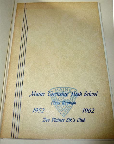 Maine Township High School Yearbook 1952 - The Lens - Cook County ...