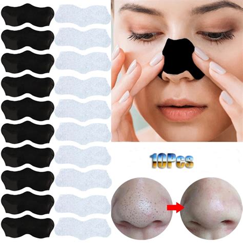 10pcs Unisex Blackhead Remover Nose Strips Blackhead Pore Acne Removal