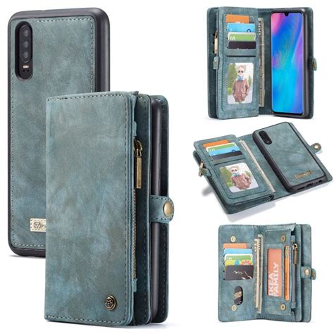 Luxury Vintage Multi Function Magnetic Leather Wallet Flip Case For